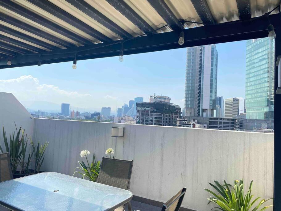 メキシコシティDowntown Depto Con Terraza Privadaアパートメント エクステリア 写真