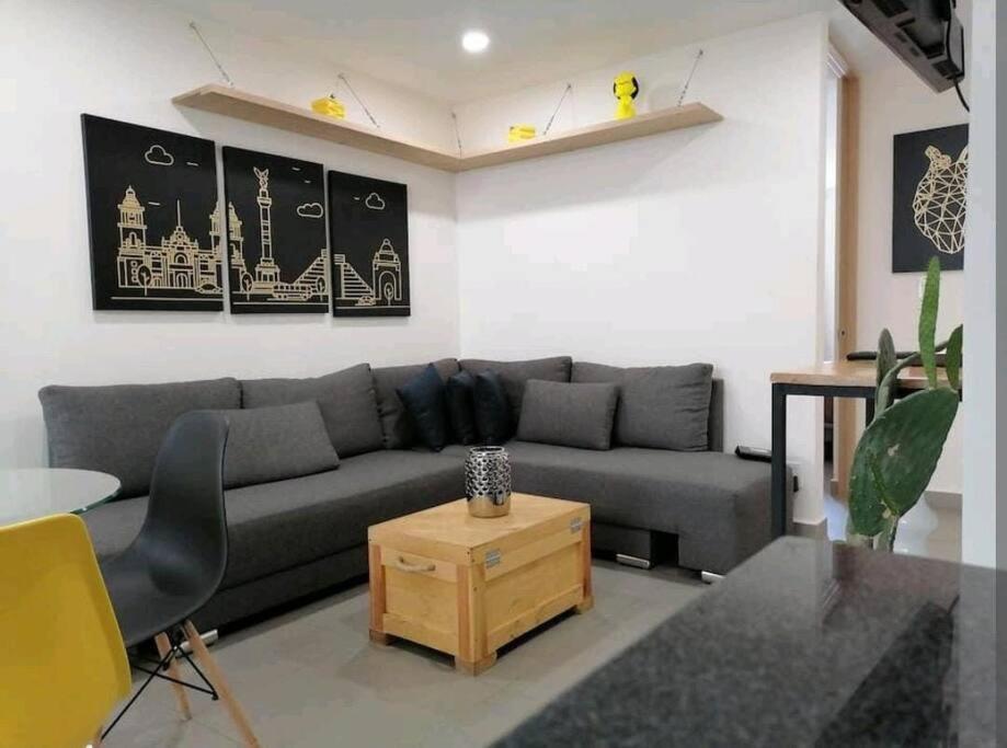 メキシコシティDowntown Depto Con Terraza Privadaアパートメント エクステリア 写真