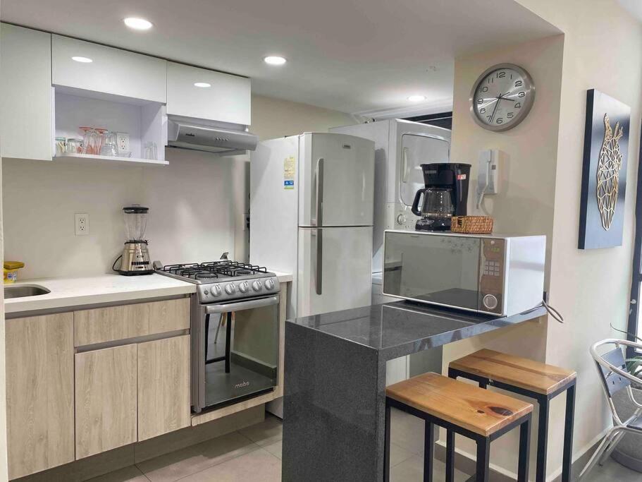 メキシコシティDowntown Depto Con Terraza Privadaアパートメント エクステリア 写真